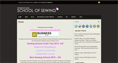 Desktop Screenshot of birminghamschoolofsewing.co.uk